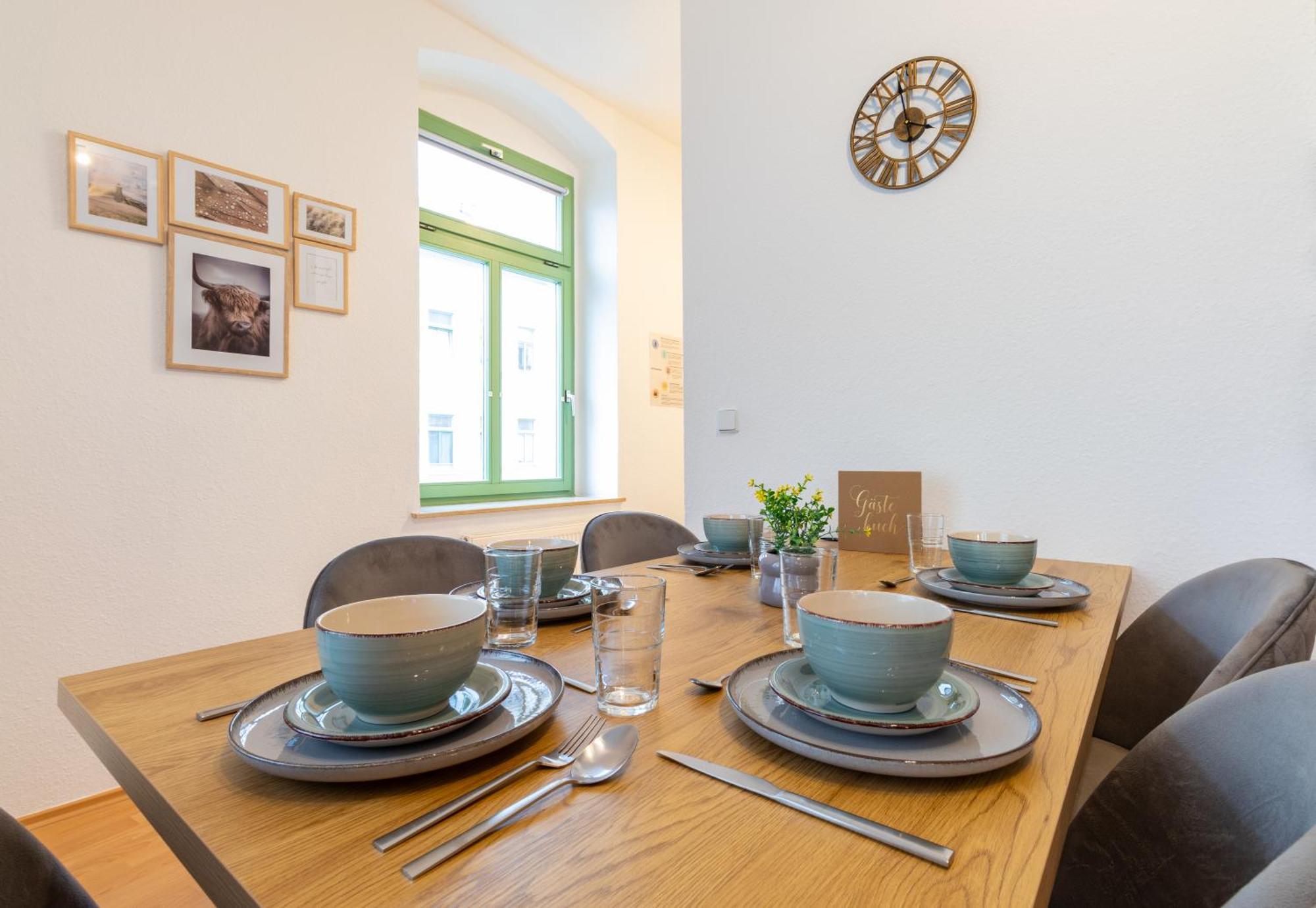 Stadtnatur Apartment Am Kuechwald - Mit Balkon, Streaming-Tv, Badewanne, Arbeitsplatz Chemnitz Dış mekan fotoğraf